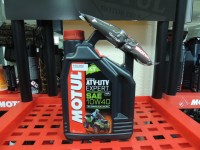 Фото и подробное описание Масло Motul ATV-UTV EXPERT 4T 10W40 моторное псинтетическое для 4-х такт двигателей квадр 4 л
