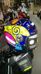 Фото и подробное описание Шлем Phantom 619 graffiti blue yelow UI 60