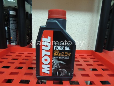 Масло Motul FOLK OIL FL VL 2,5w 100% синтетическое для реверсных телескопических вилок мотоциклов (1л)